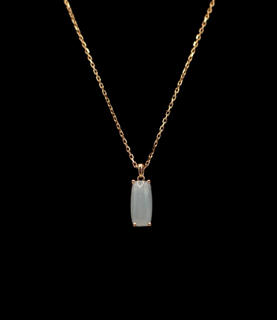 Plaza necklace on black