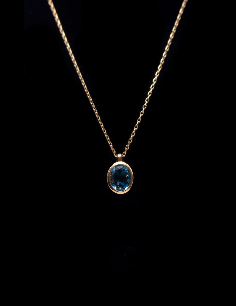 Midnight Manhattan Necklace on black