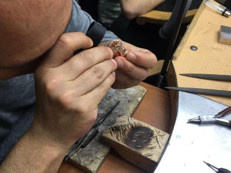 Our Craftsmen - jewellery being hand made